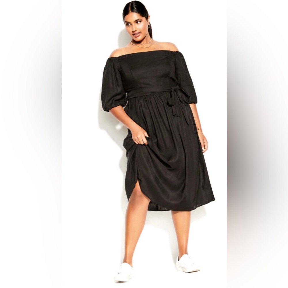 City Chic Falling In Love Dress